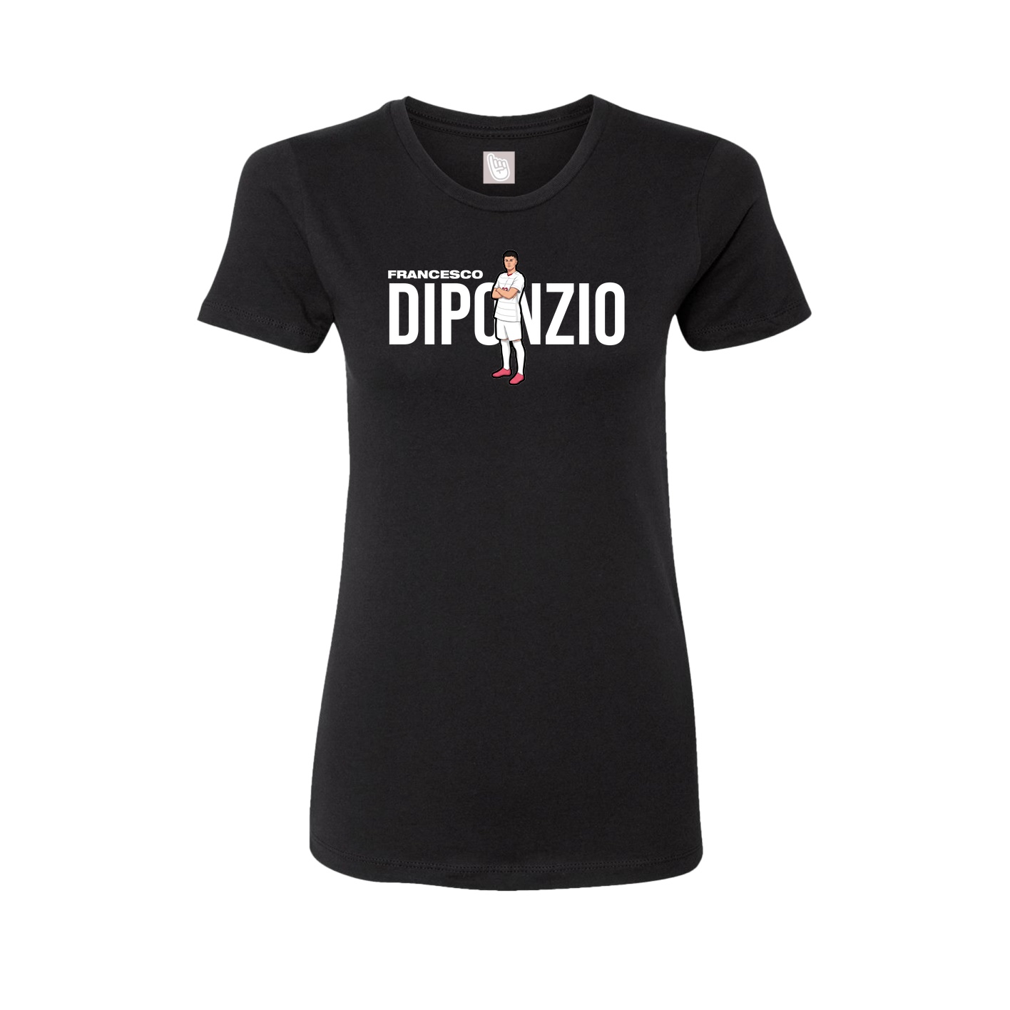 Womens Tee — Player Name in Black