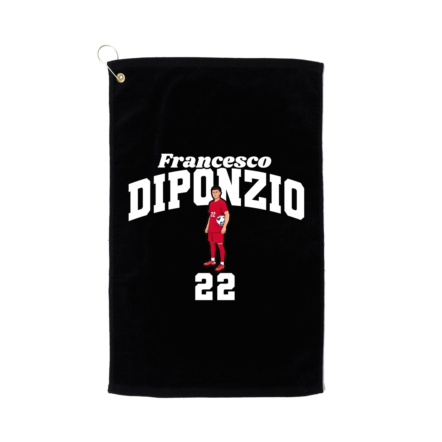 Golf Towel — Signature Arch in Black