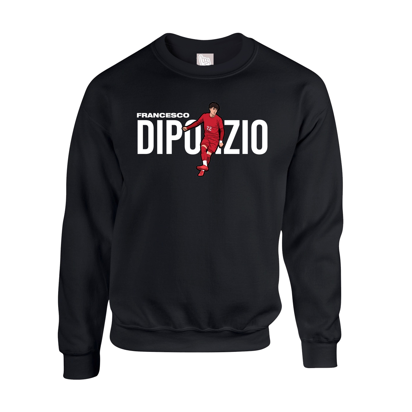 Fleece Crew — Player Name in Black