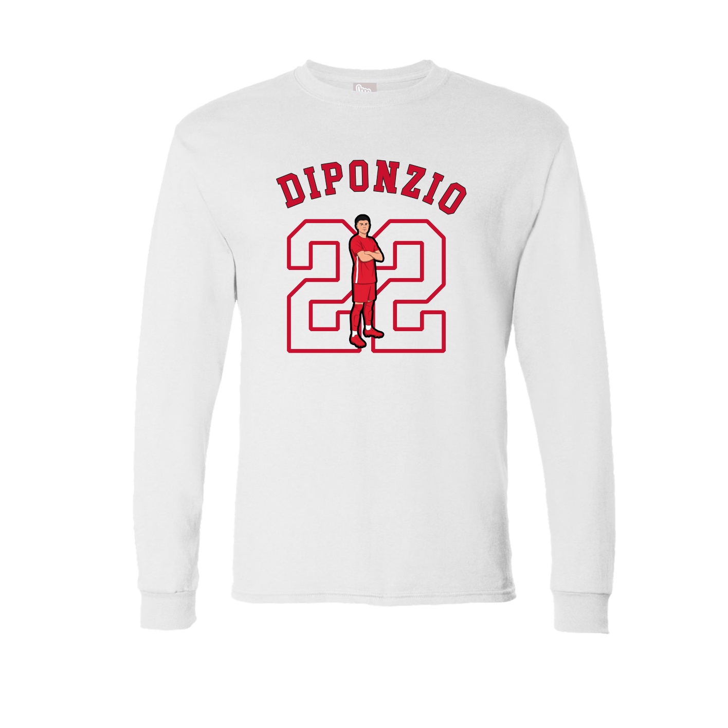 Long Sleeve Tee — Shirsey Arch in White