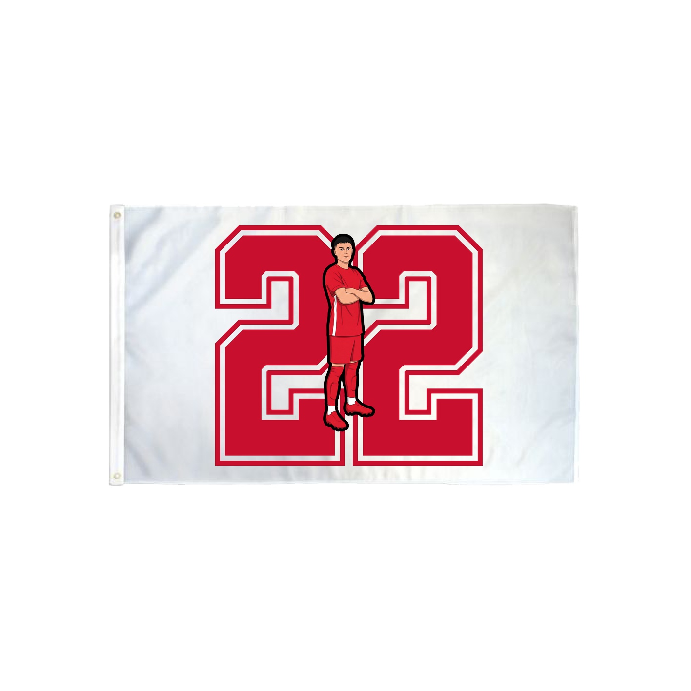 3x5 Flag — Number in Classic