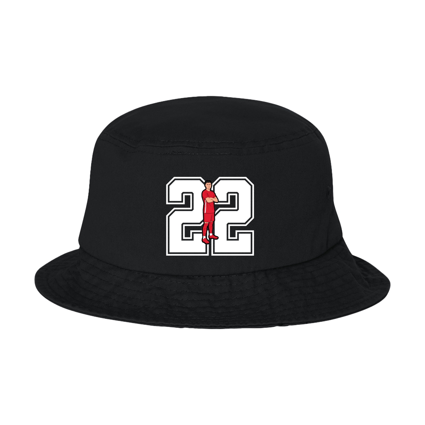 Bucket Cap — Number in Black