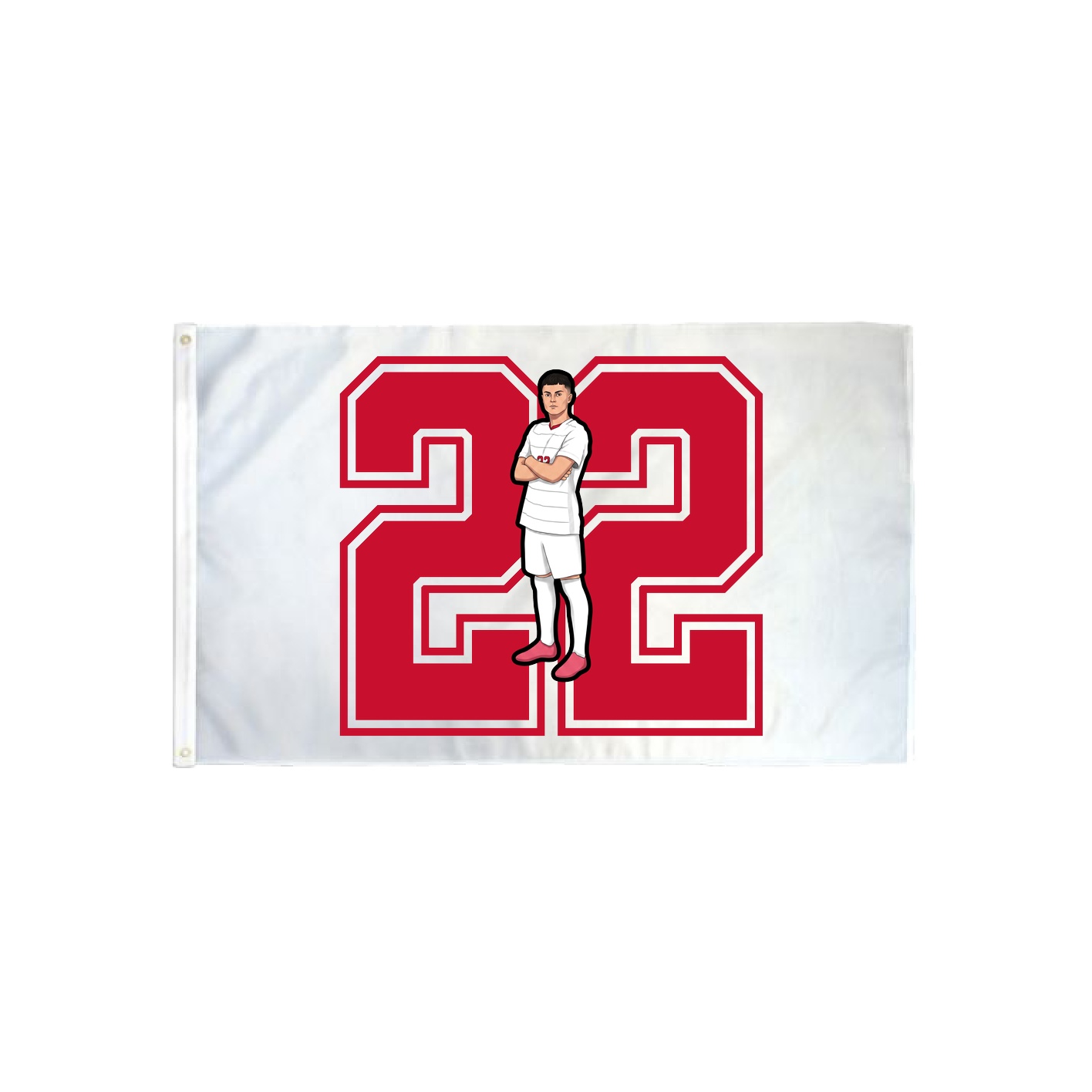 3x5 Flag — Number in Classic