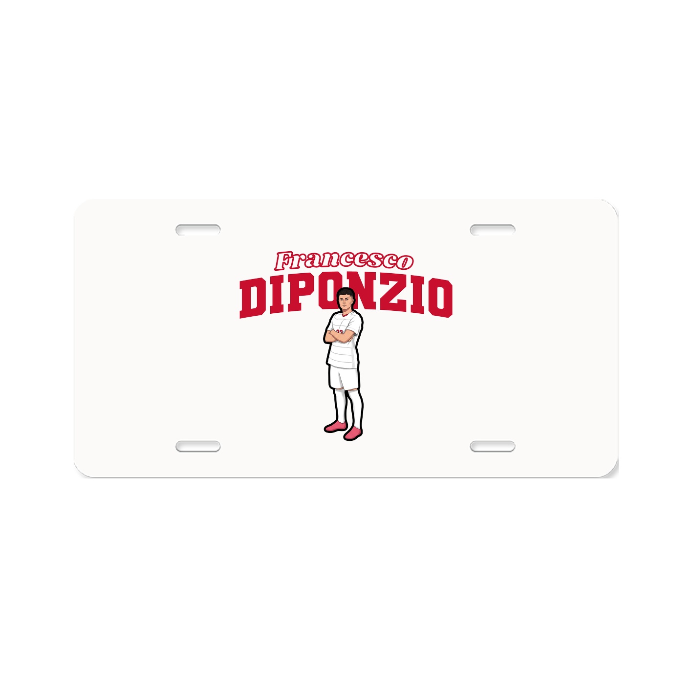 License Plate — Name Arch in Classic