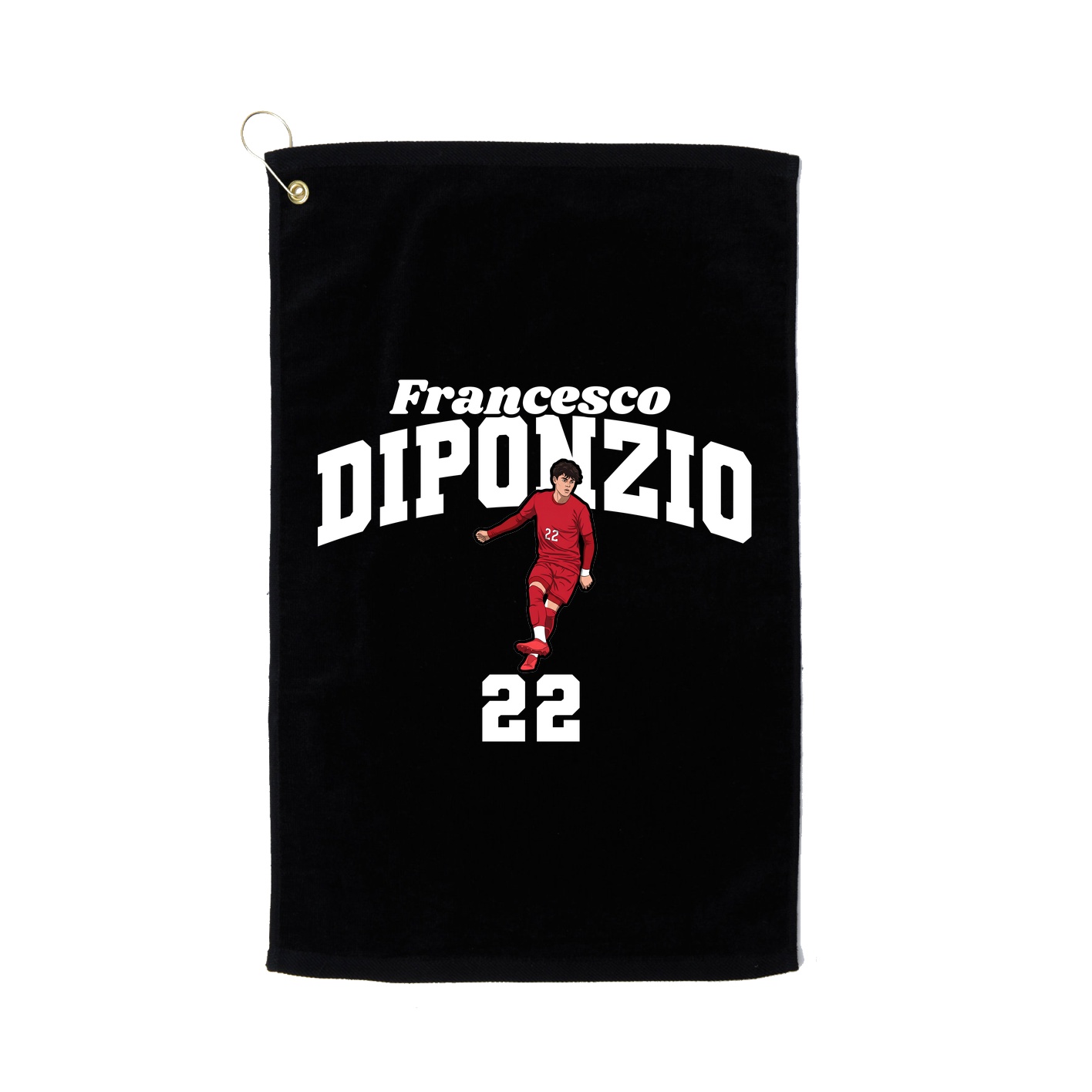 Golf Towel — Signature Arch in Black