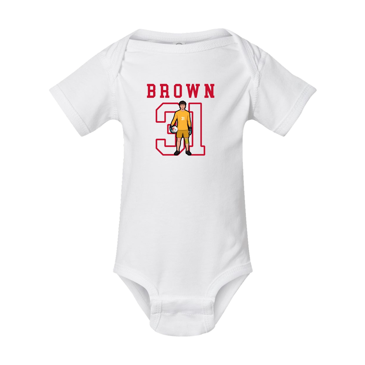 Baby Onesie — Shirsey in White