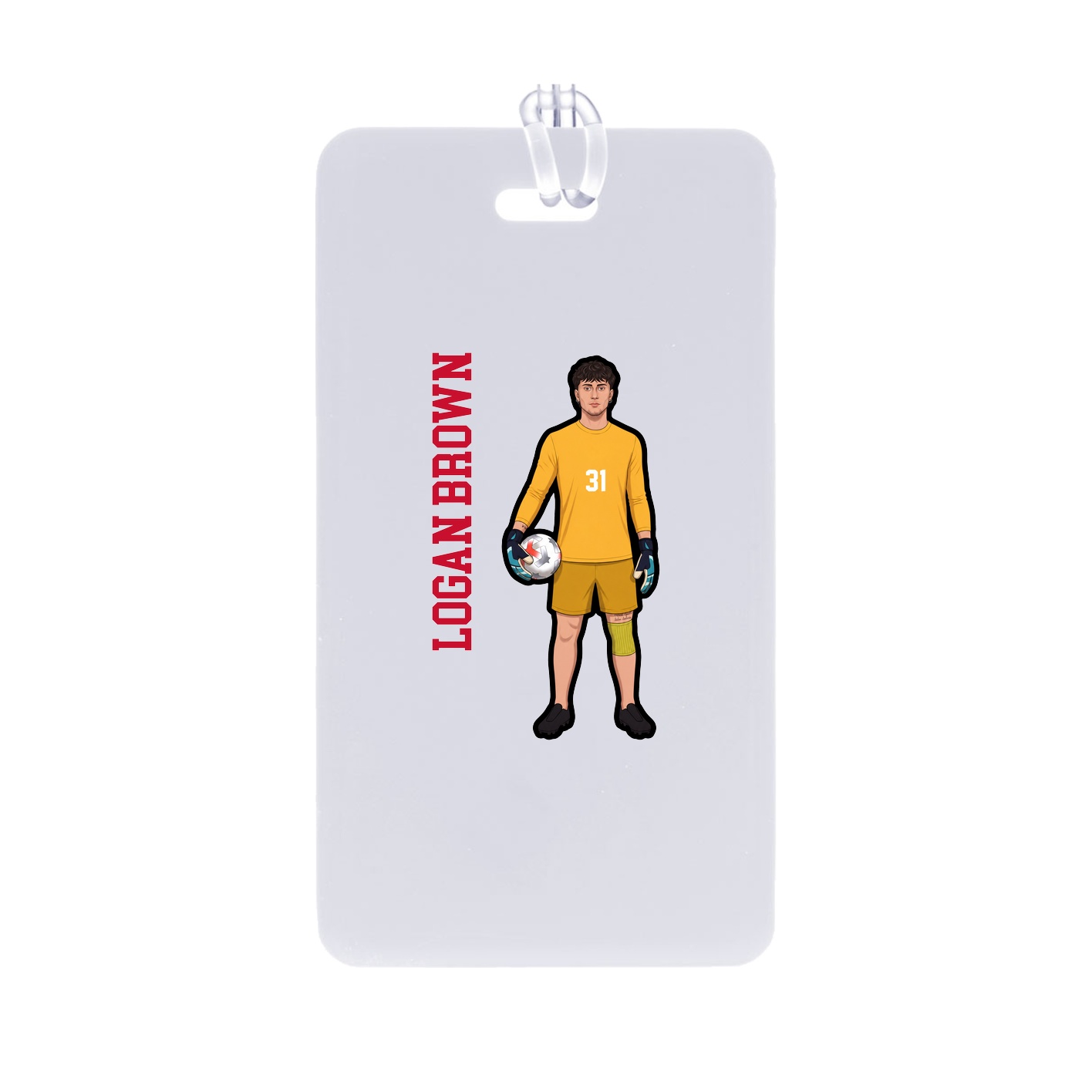 Bag Tag — Name Vertical in Classic