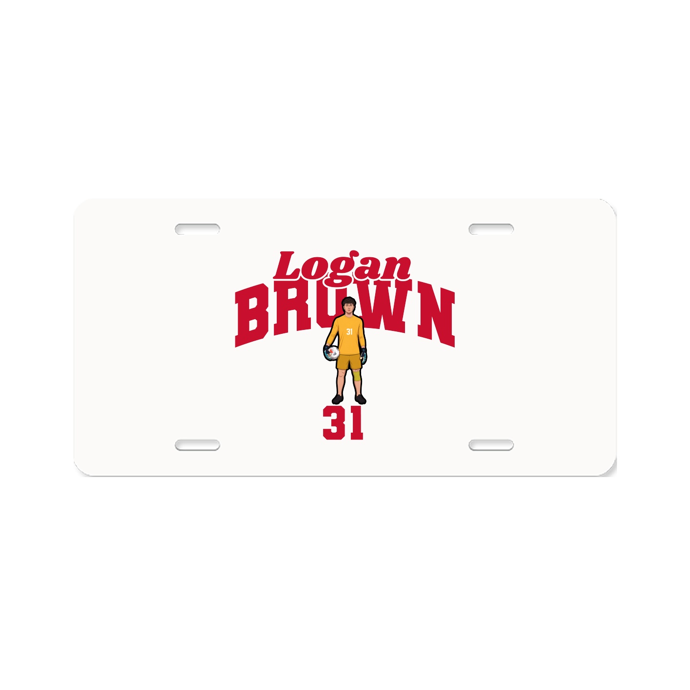 License Plate — Signature Arch in Classic