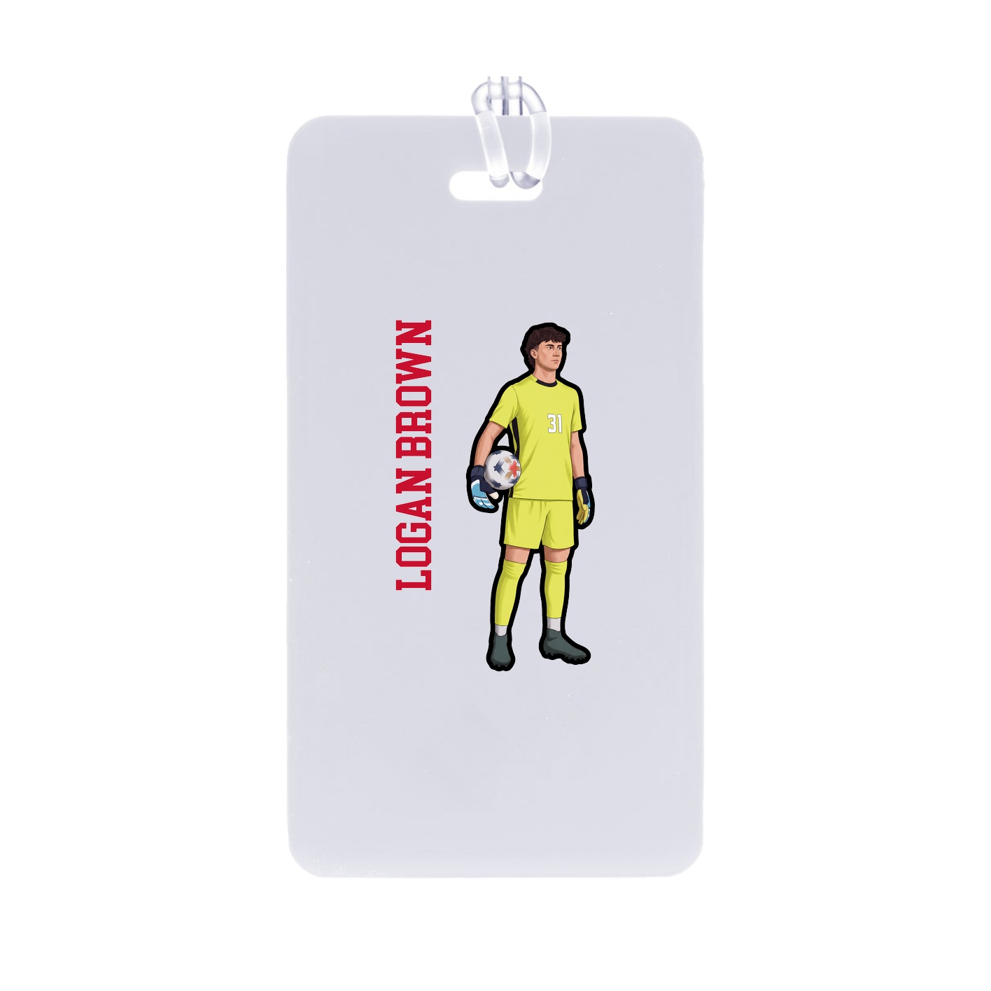 Bag Tag — Name Vertical in Classic