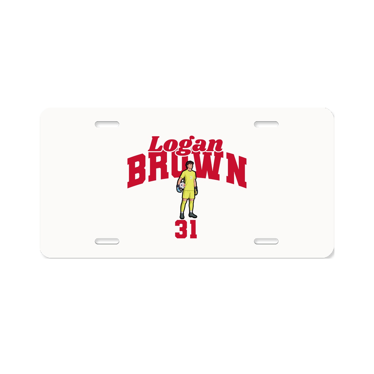 License Plate — Signature Arch in Classic