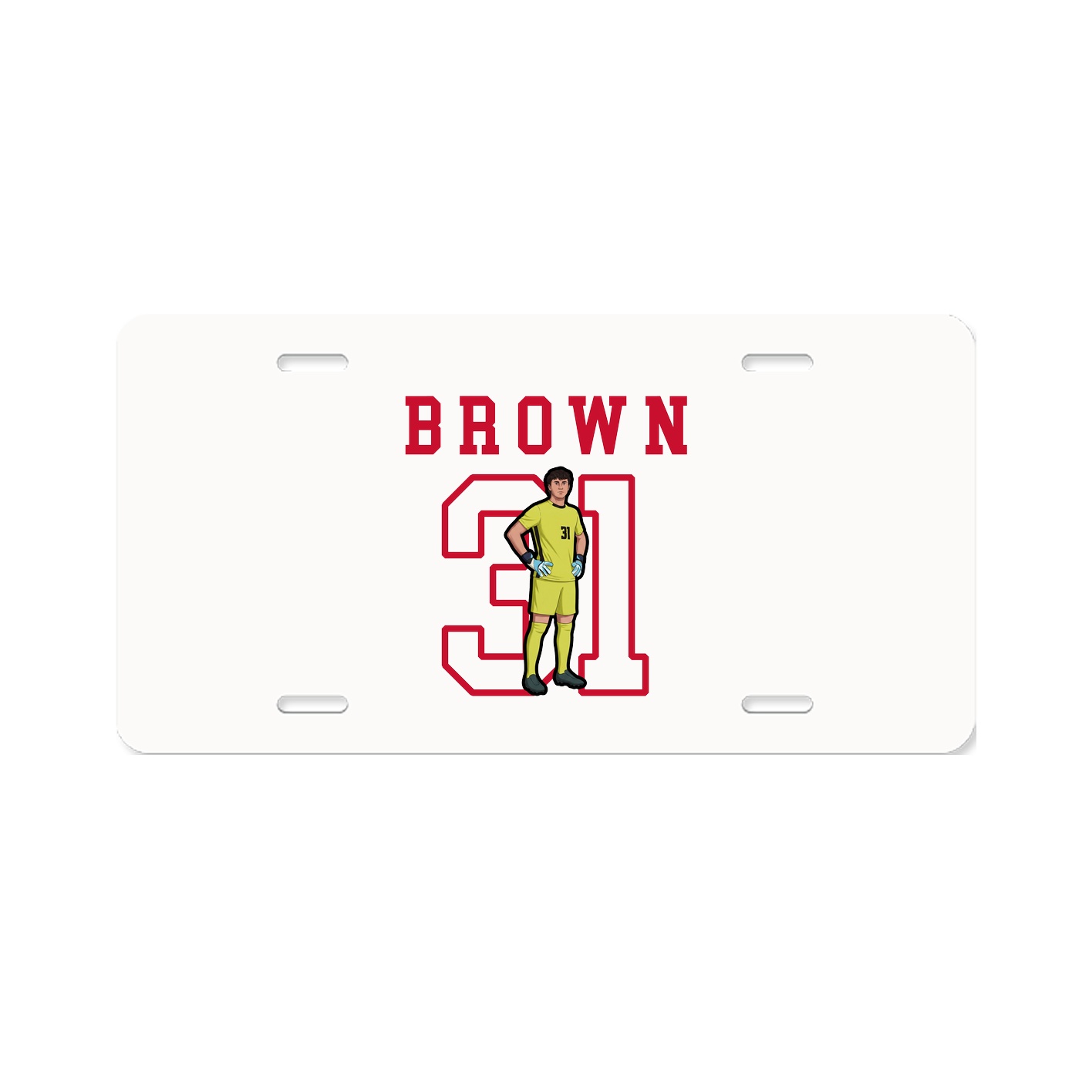 License Plate — Shirsey in Classic
