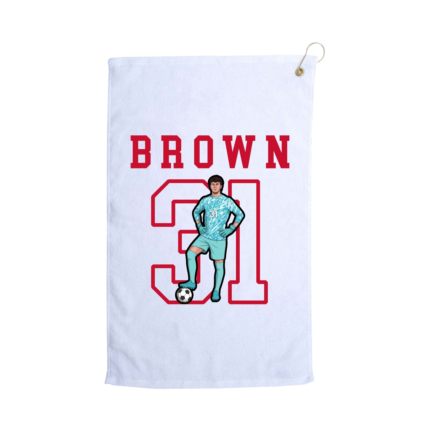 Golf Towel — Shirsey in White