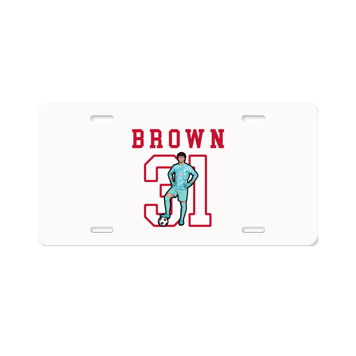 License Plate — Shirsey in Classic