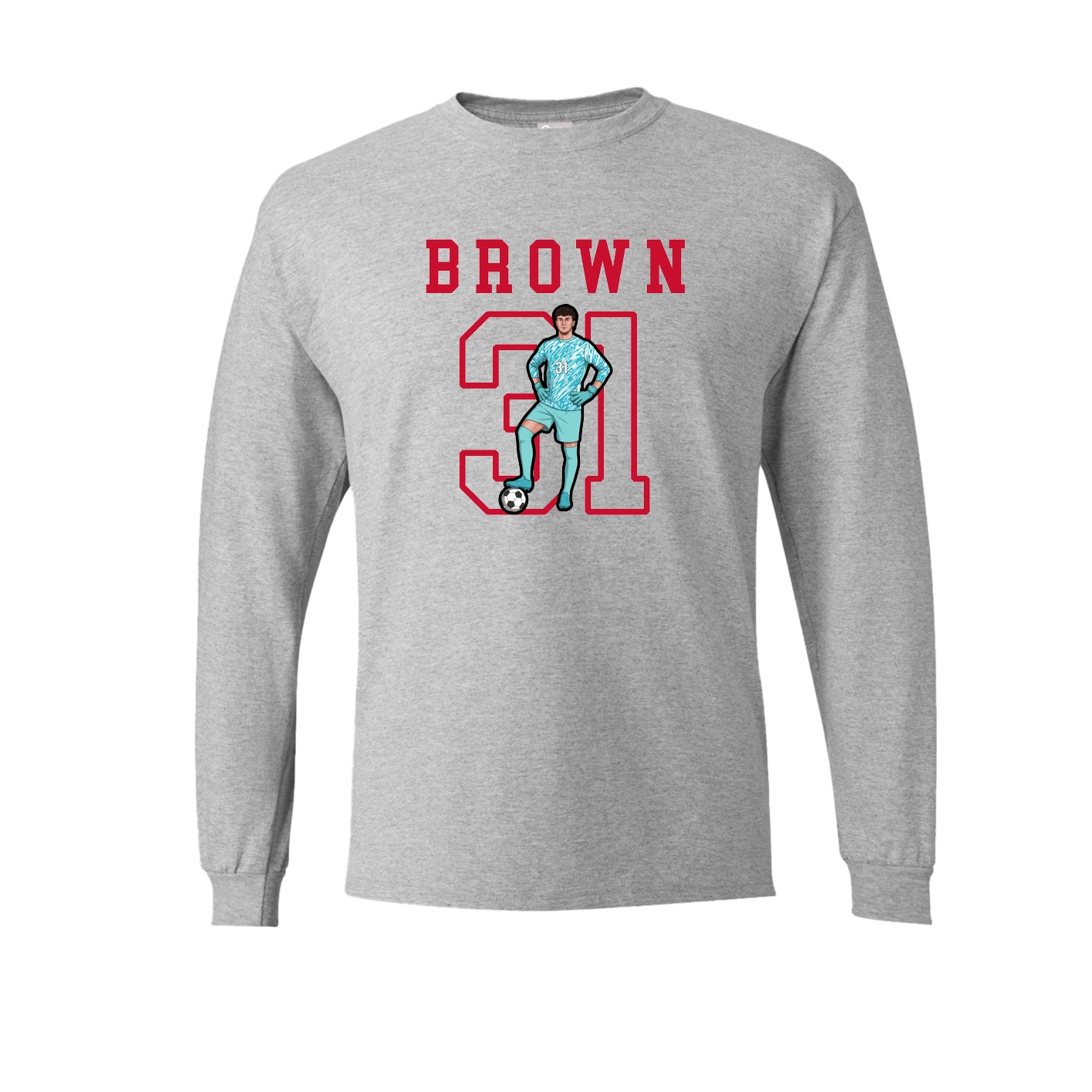Long Sleeve Tee — Shirsey in Grey