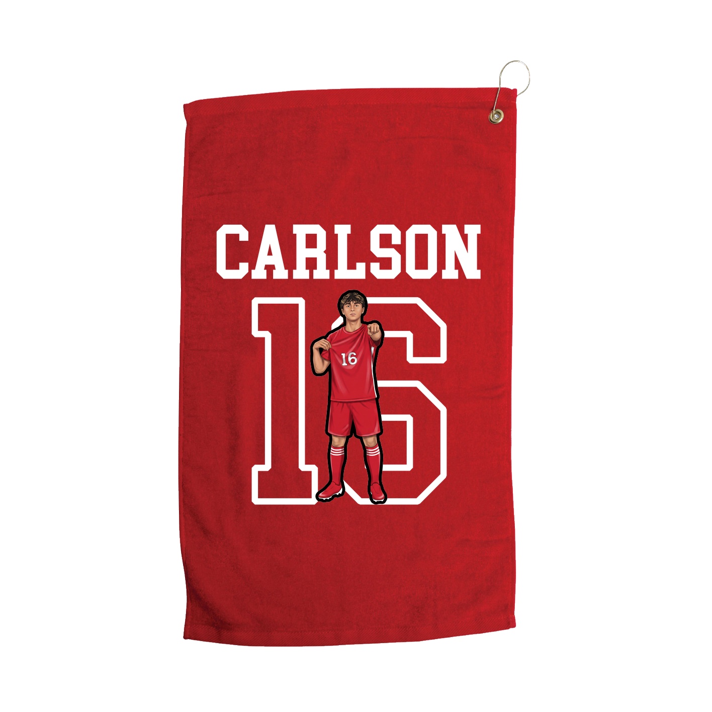 Golf Towel — Shirsey in Red