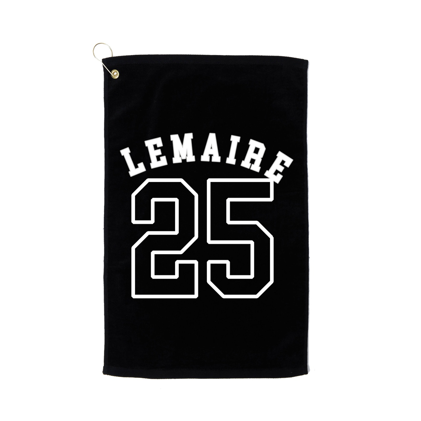 Golf Towel — Shirsey Arch in Black