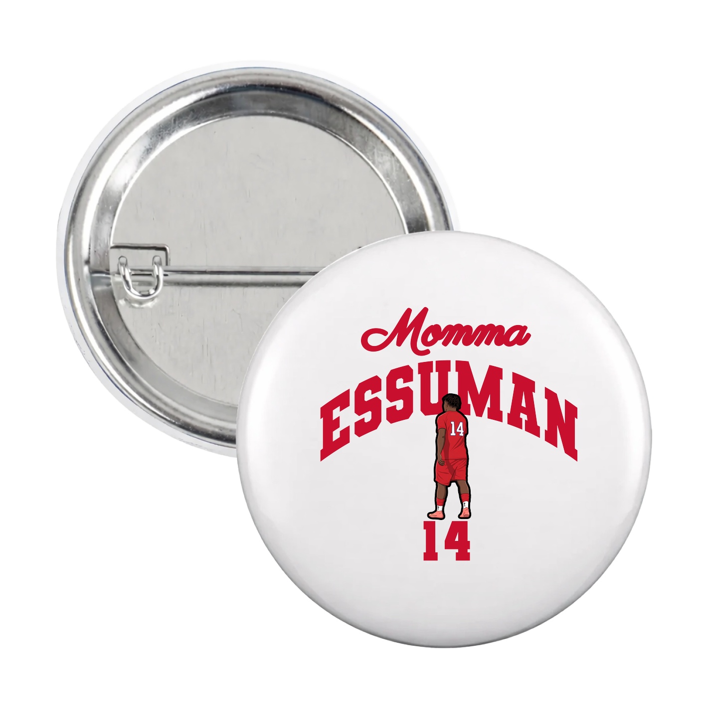 Game Day Button — Mothers Day Arch in White