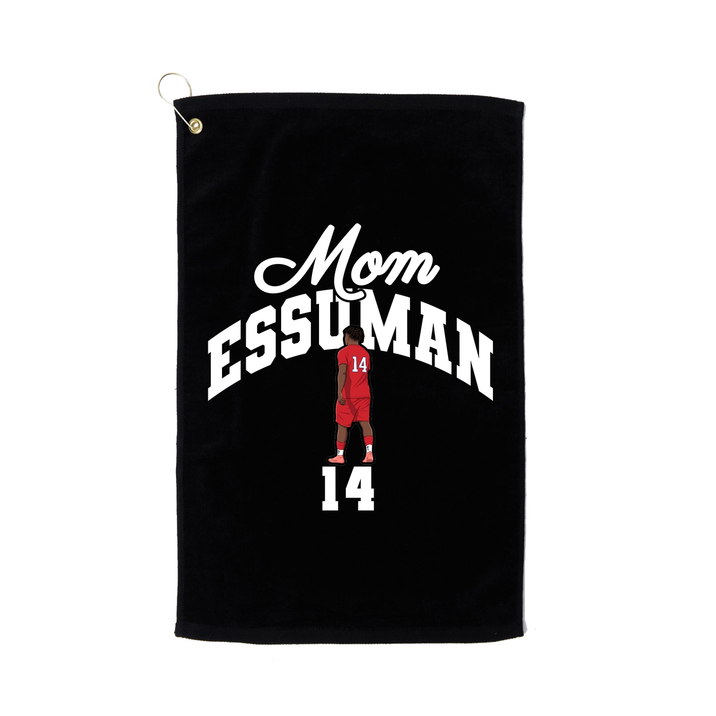 Golf Towel — Mothers Day Arch in Black