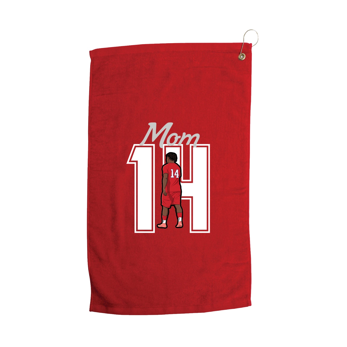 Golf Towel — Mothers Day Shirsey in Red
