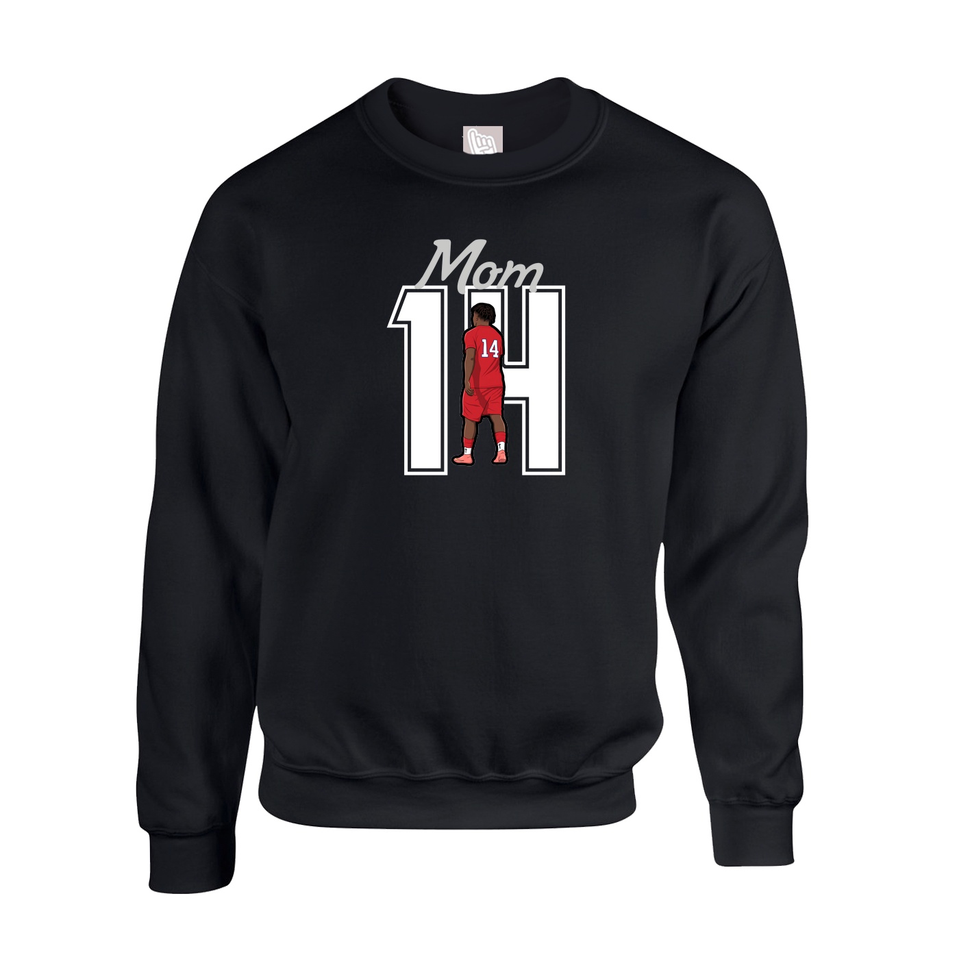 Fleece Crew — Mothers Day Shirsey in Black