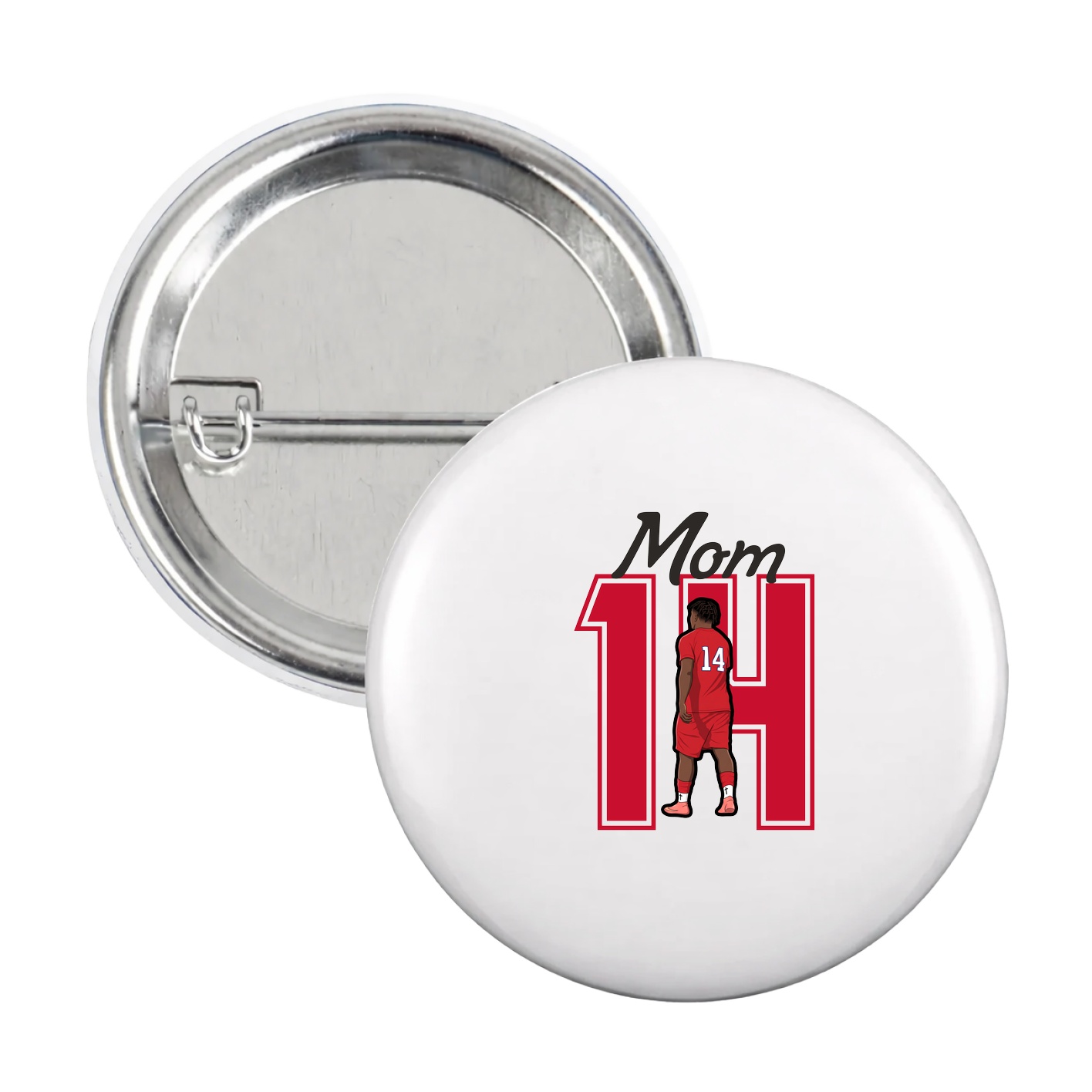 Game Day Button — Mothers Day Shirsey in White