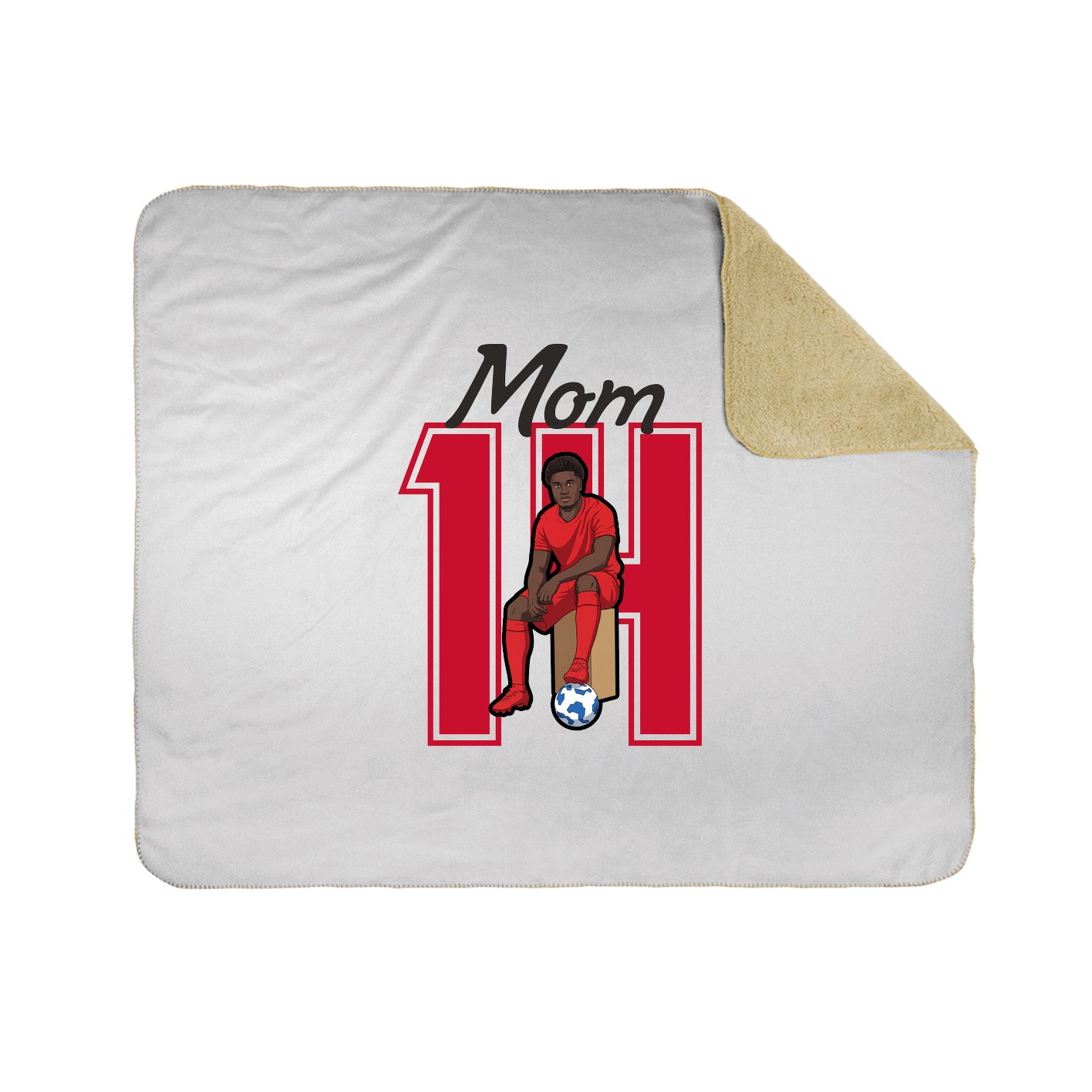 Throw Blanket — Mothers Day Shirsey in White