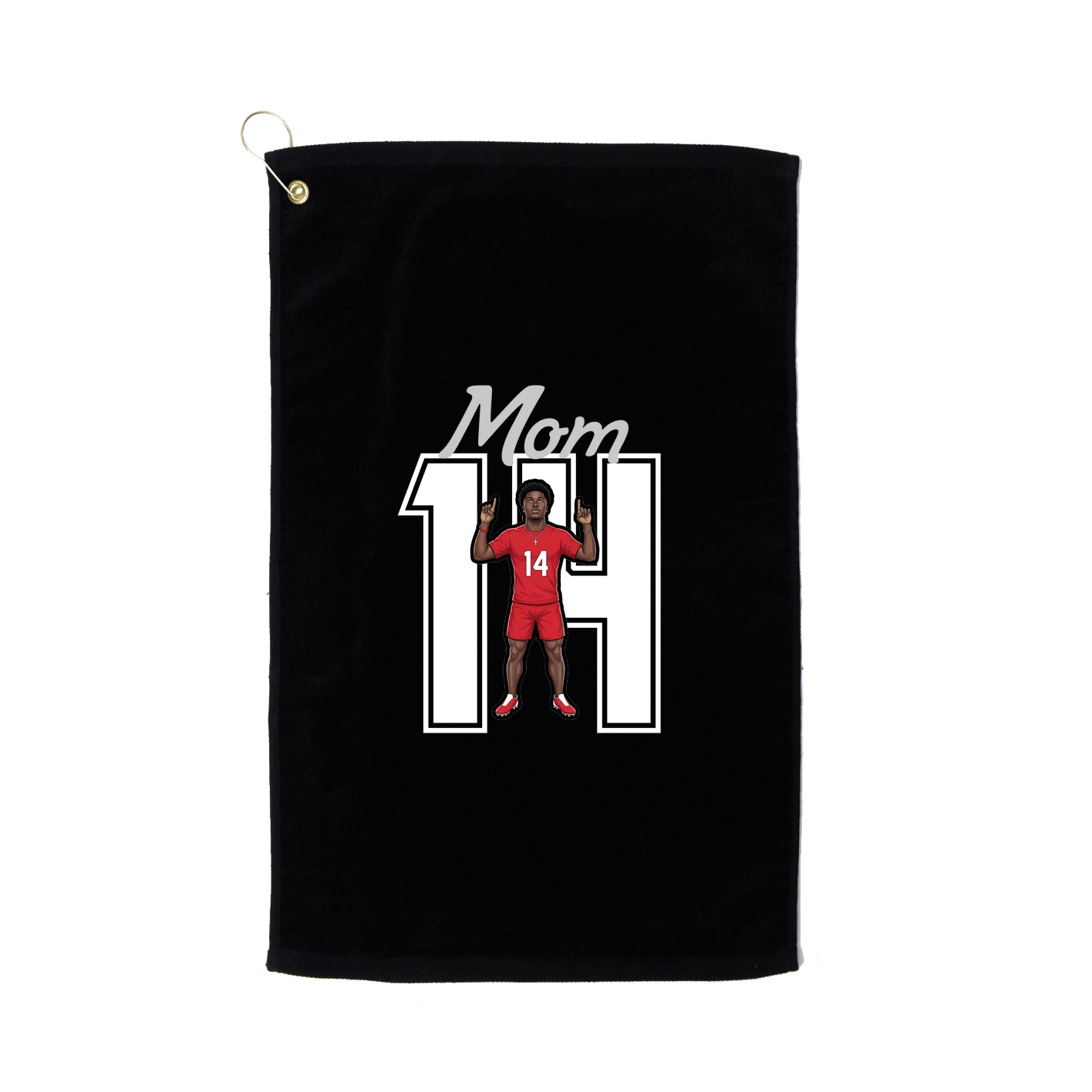 Golf Towel — Mothers Day Shirsey in Black