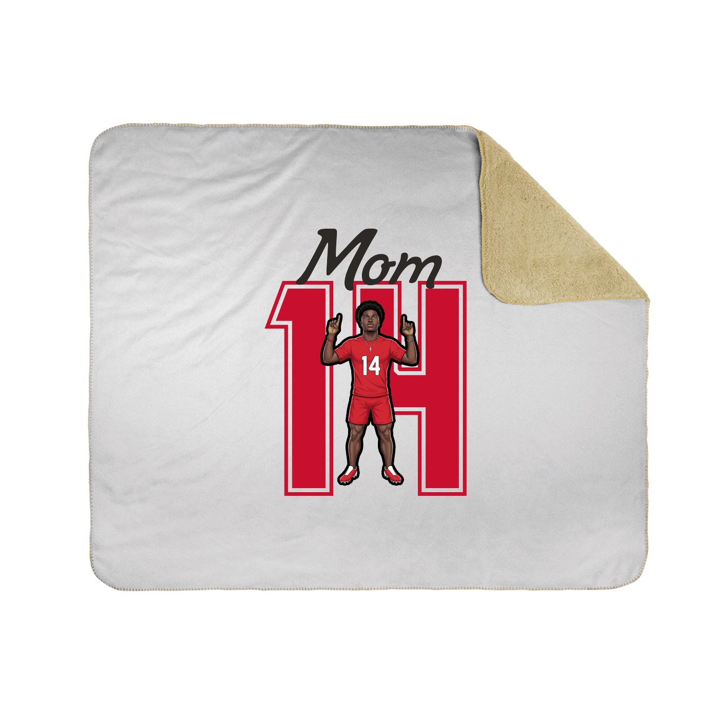 Throw Blanket — Mothers Day Shirsey in White