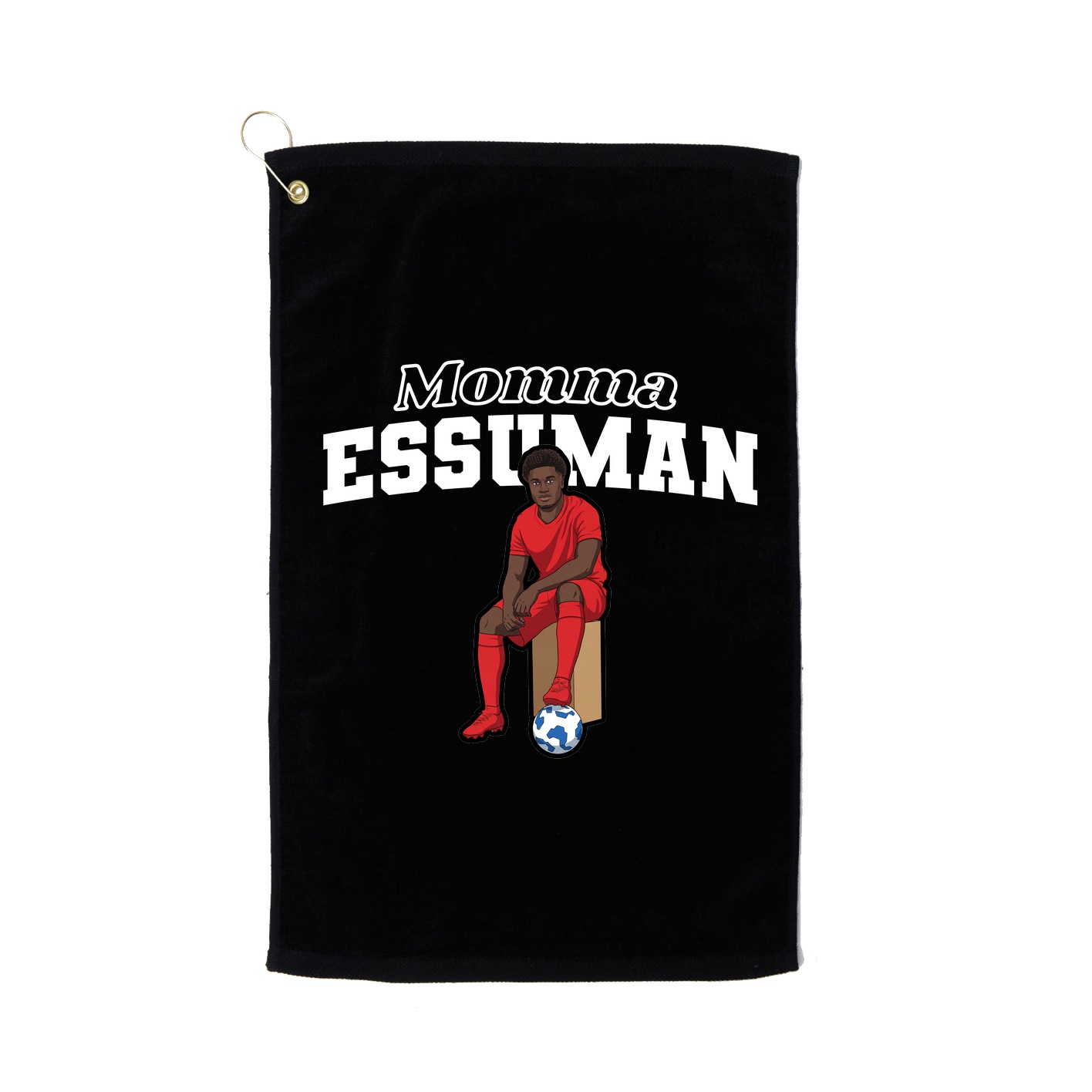 Golf Towel — Mothers Day Block in Black