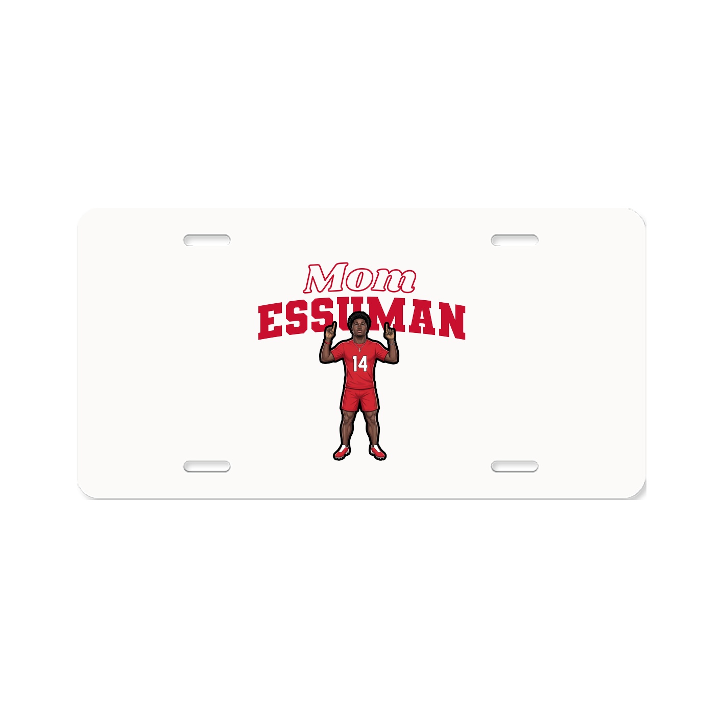 License Plate — Mothers Day Block in Classic