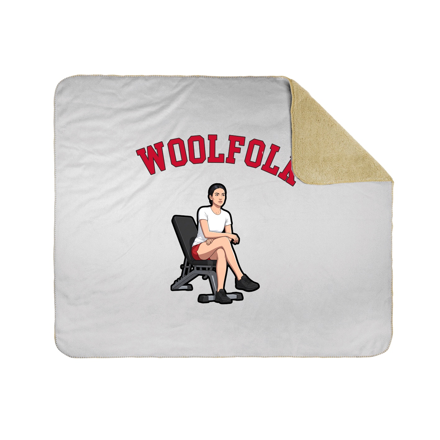 Throw Blanket — Shirsey Arch in White