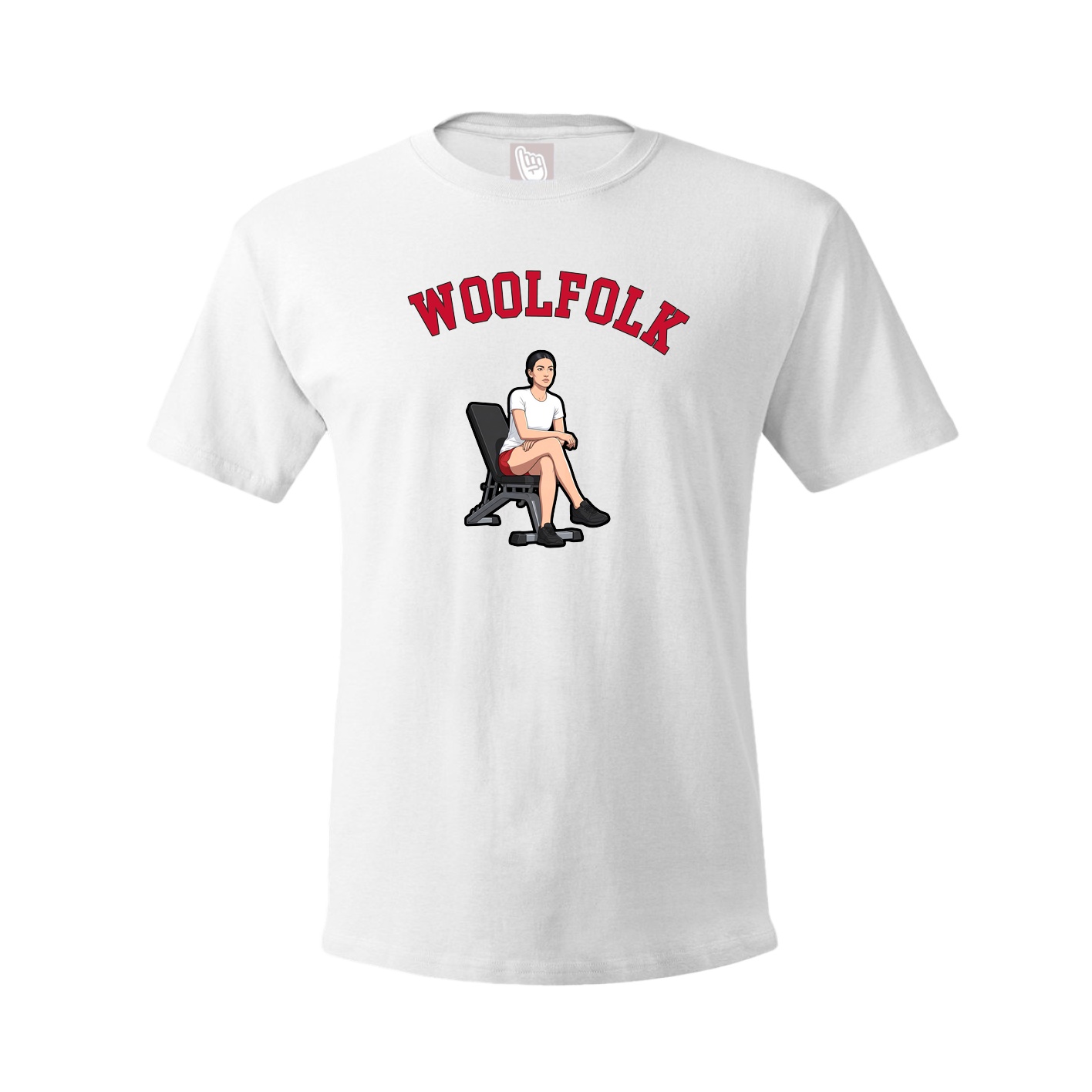 Tee — Shirsey Arch in White