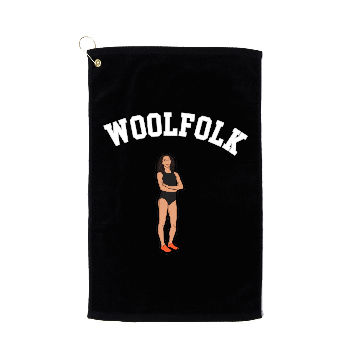 Golf Towel — Shirsey Arch in Black