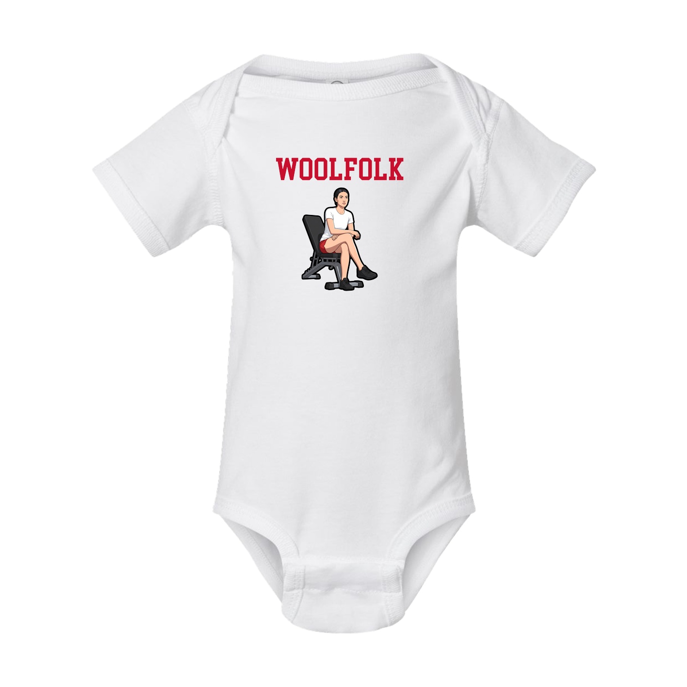 Baby Onesie — Shirsey in White
