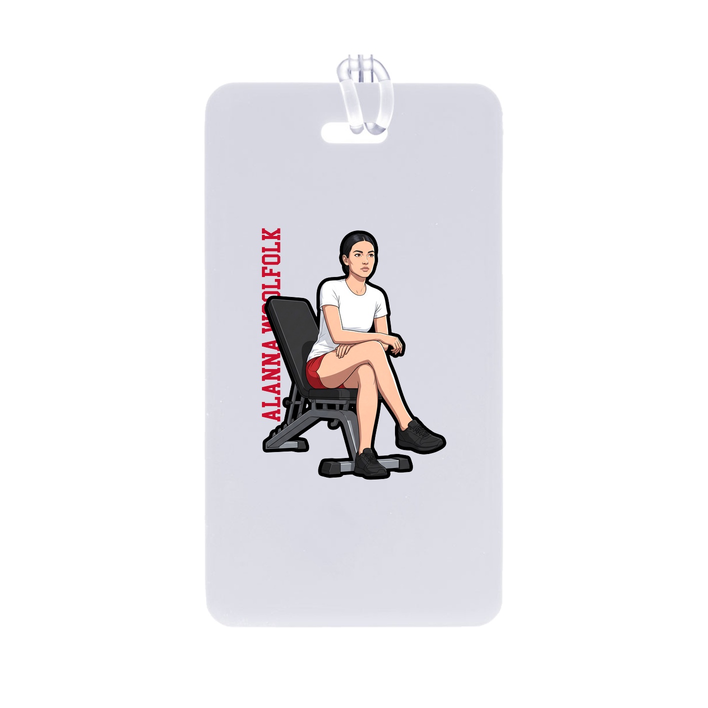 Bag Tag — Name Vertical in Classic