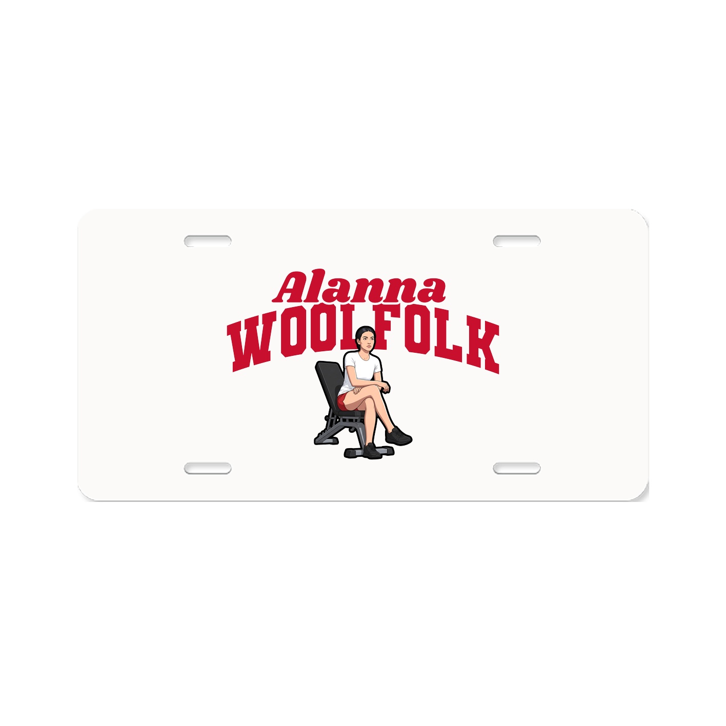 License Plate — Signature Arch in Classic