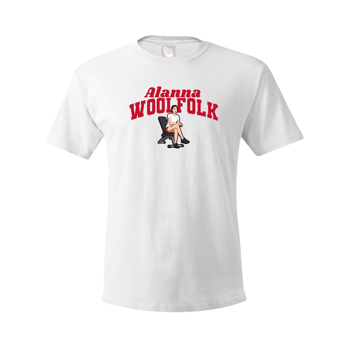 Youth Tee — Signature Arch in White