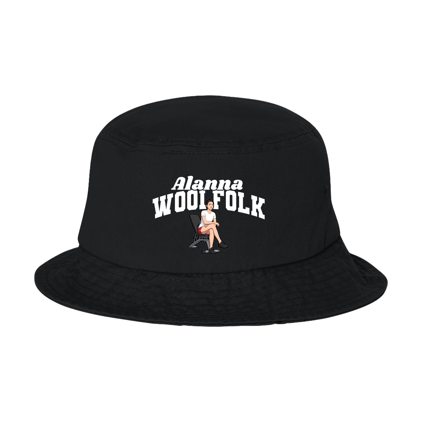 Bucket Cap — Signature Arch in Black