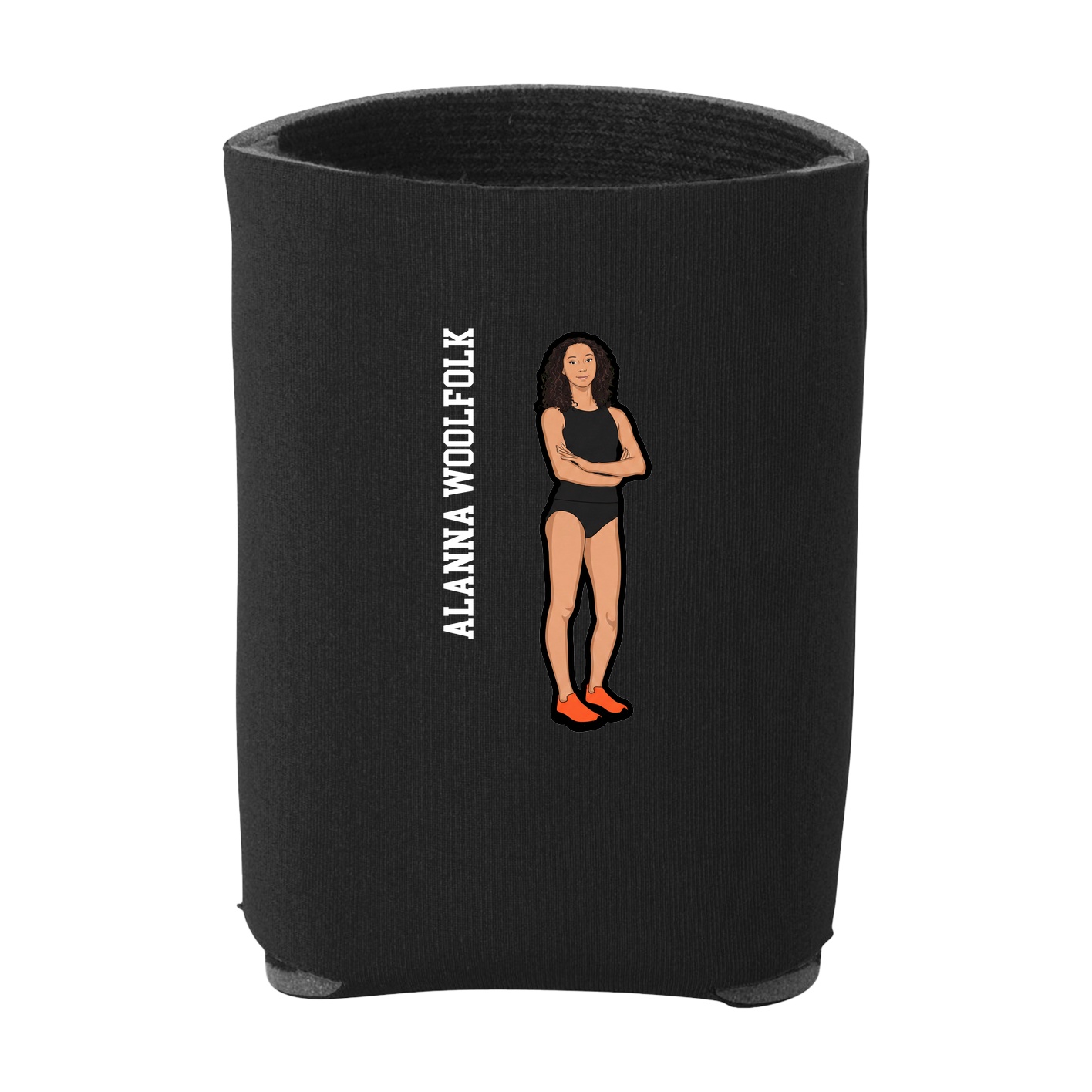 Can Holder — Name Vertical in Black