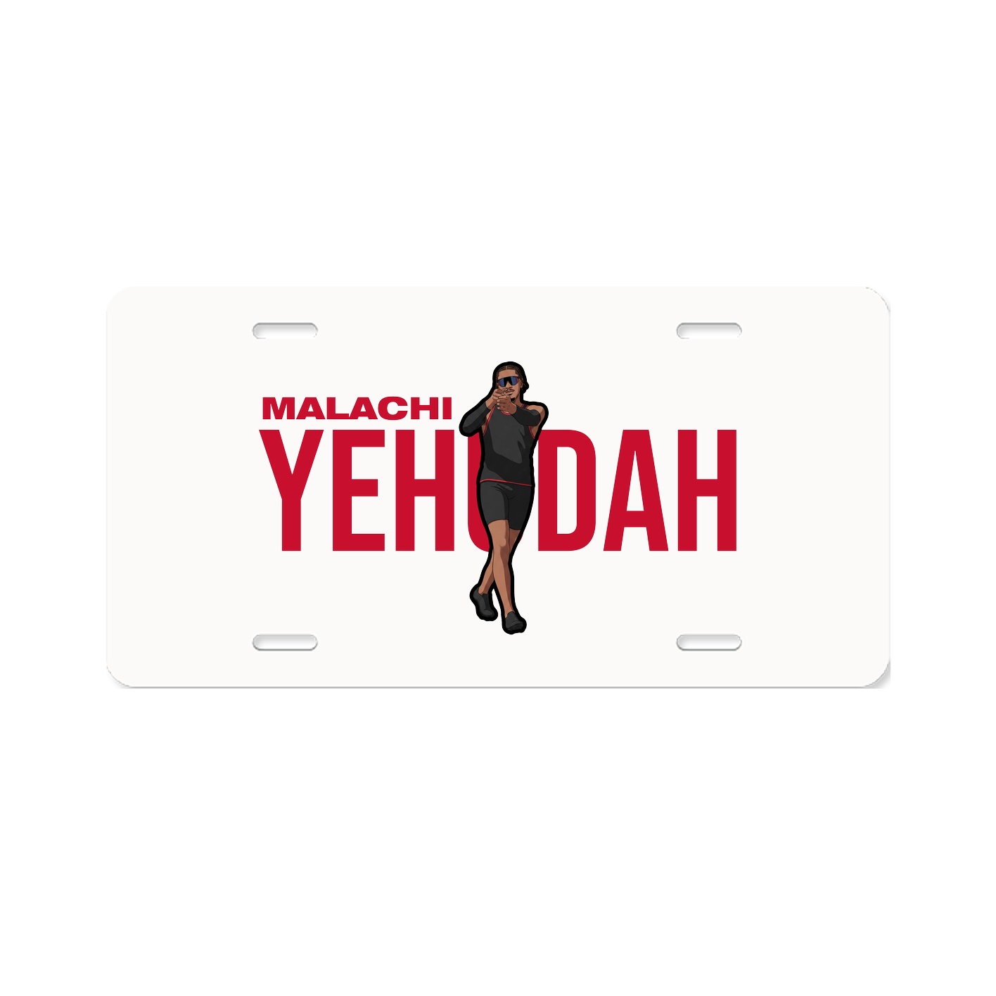 License Plate — Player Name in Classic