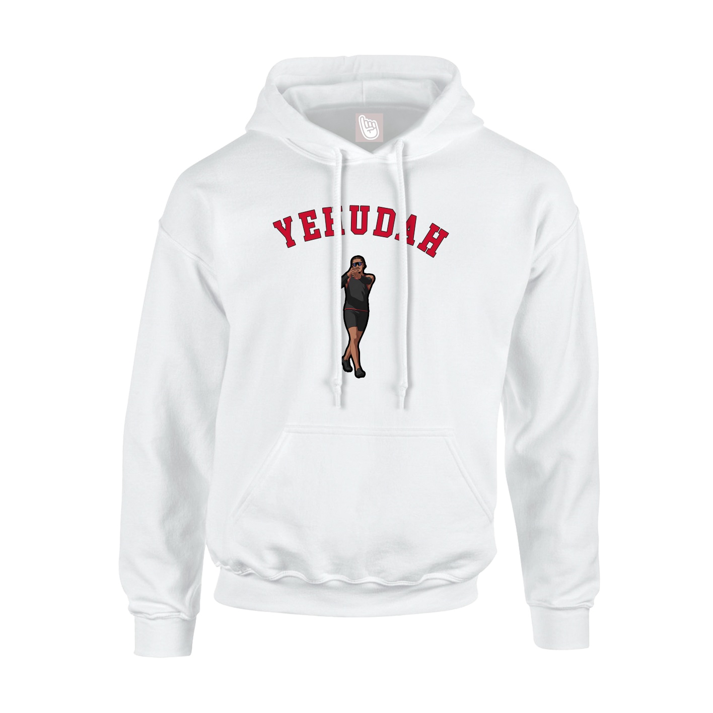 Hoodie — Shirsey Arch in White
