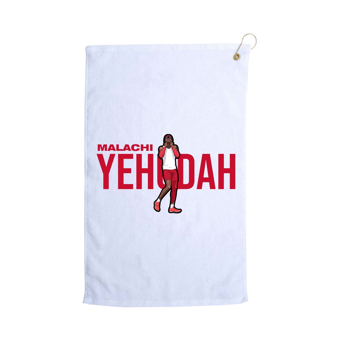 Golf Towel — Player Name in White