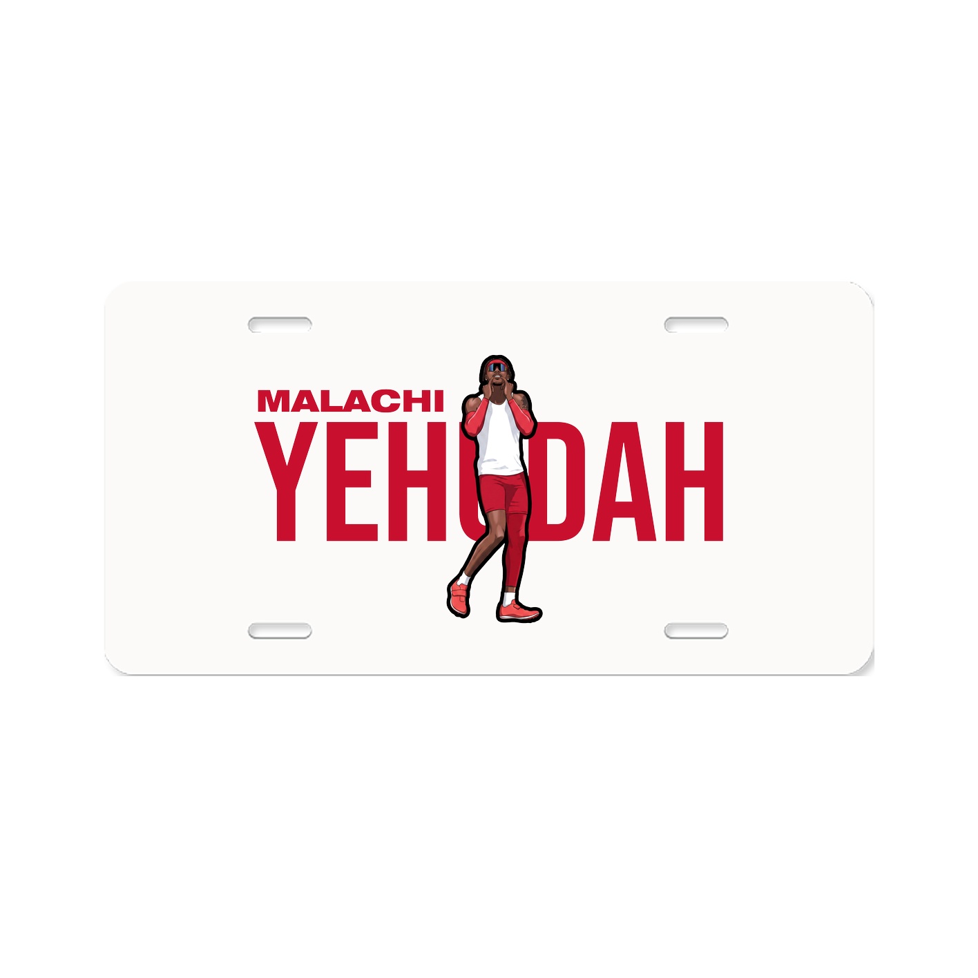 License Plate — Player Name in Classic