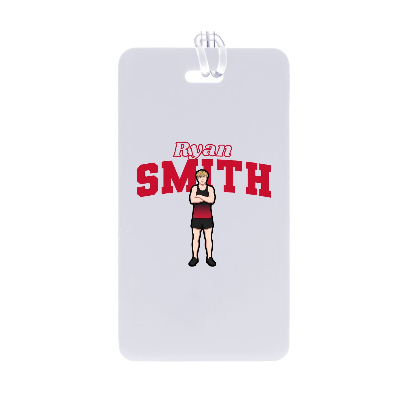 Bag Tag — Name Arch in Classic
