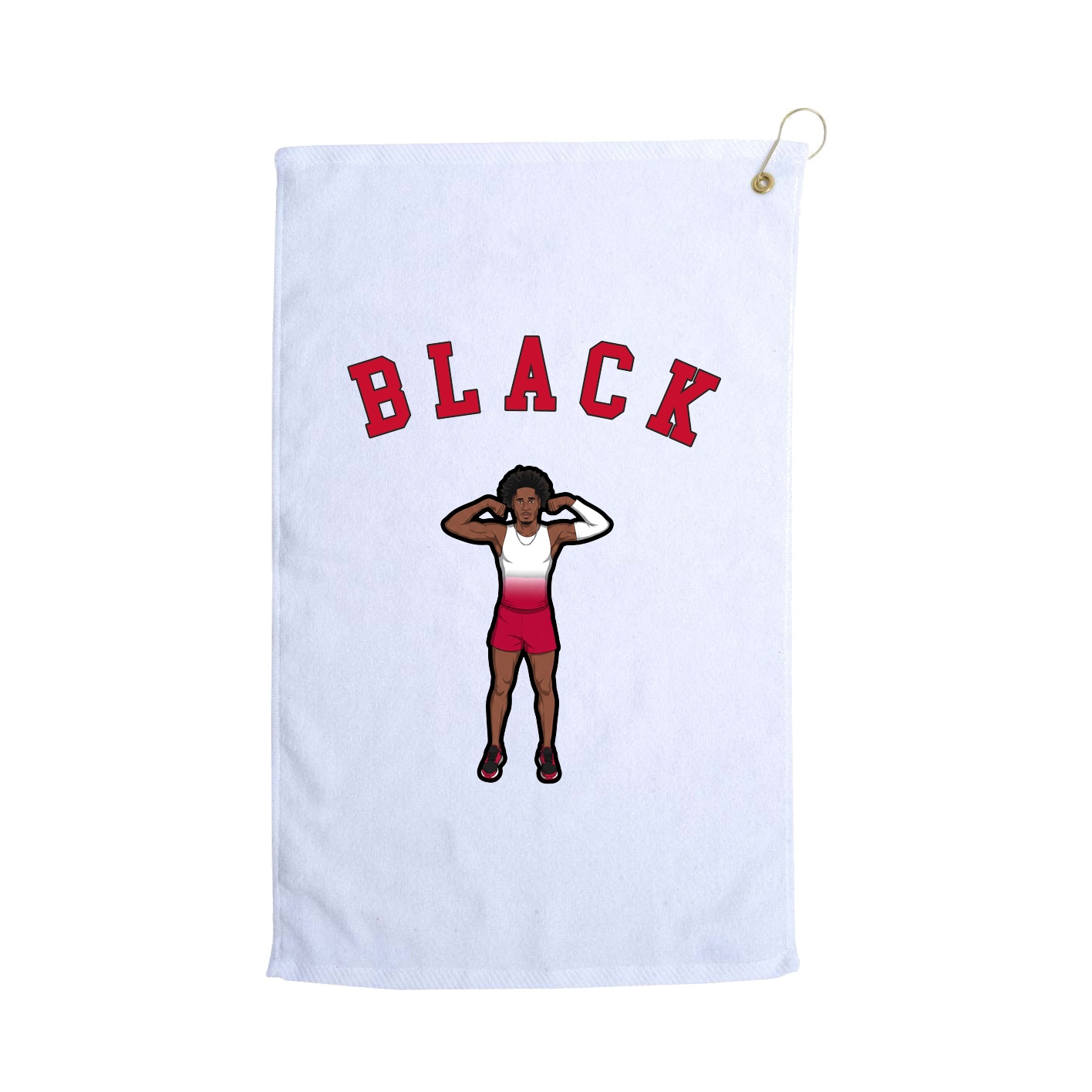 Golf Towel — Shirsey Arch in White