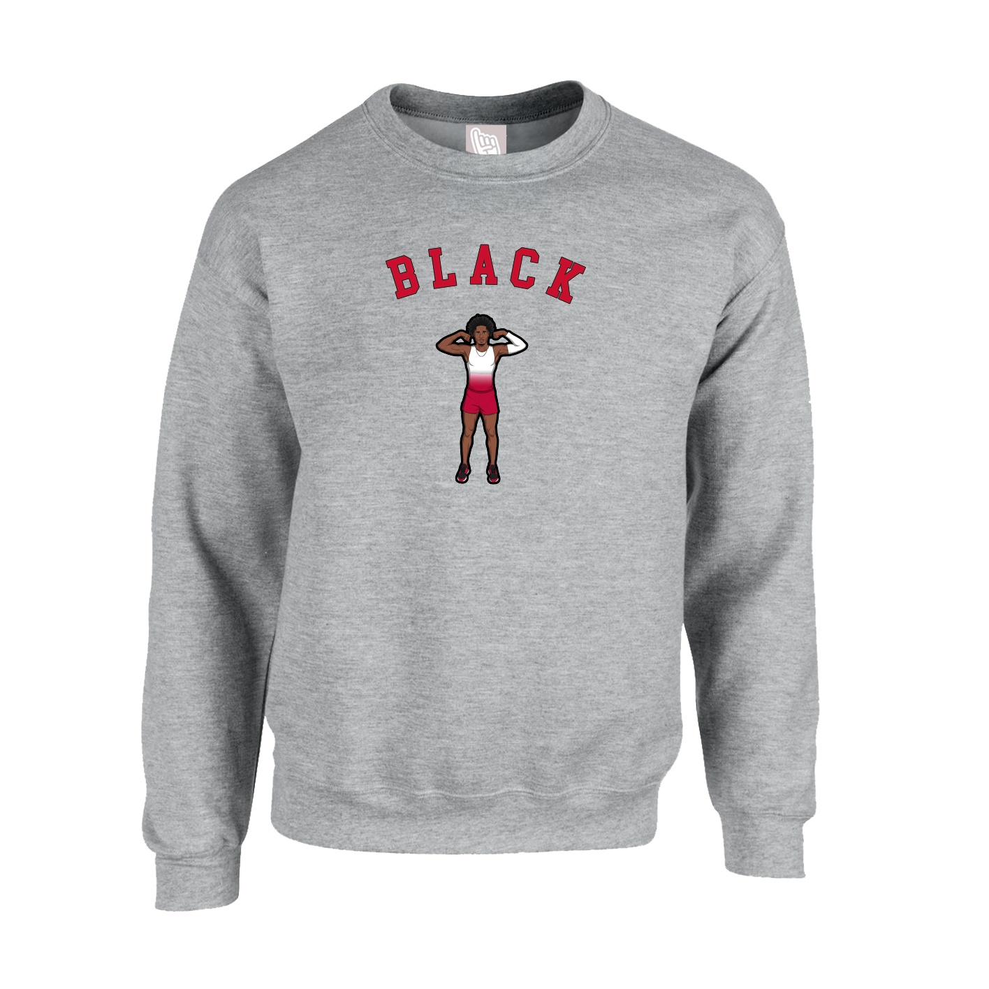 Fleece Crew — Shirsey Arch in Grey