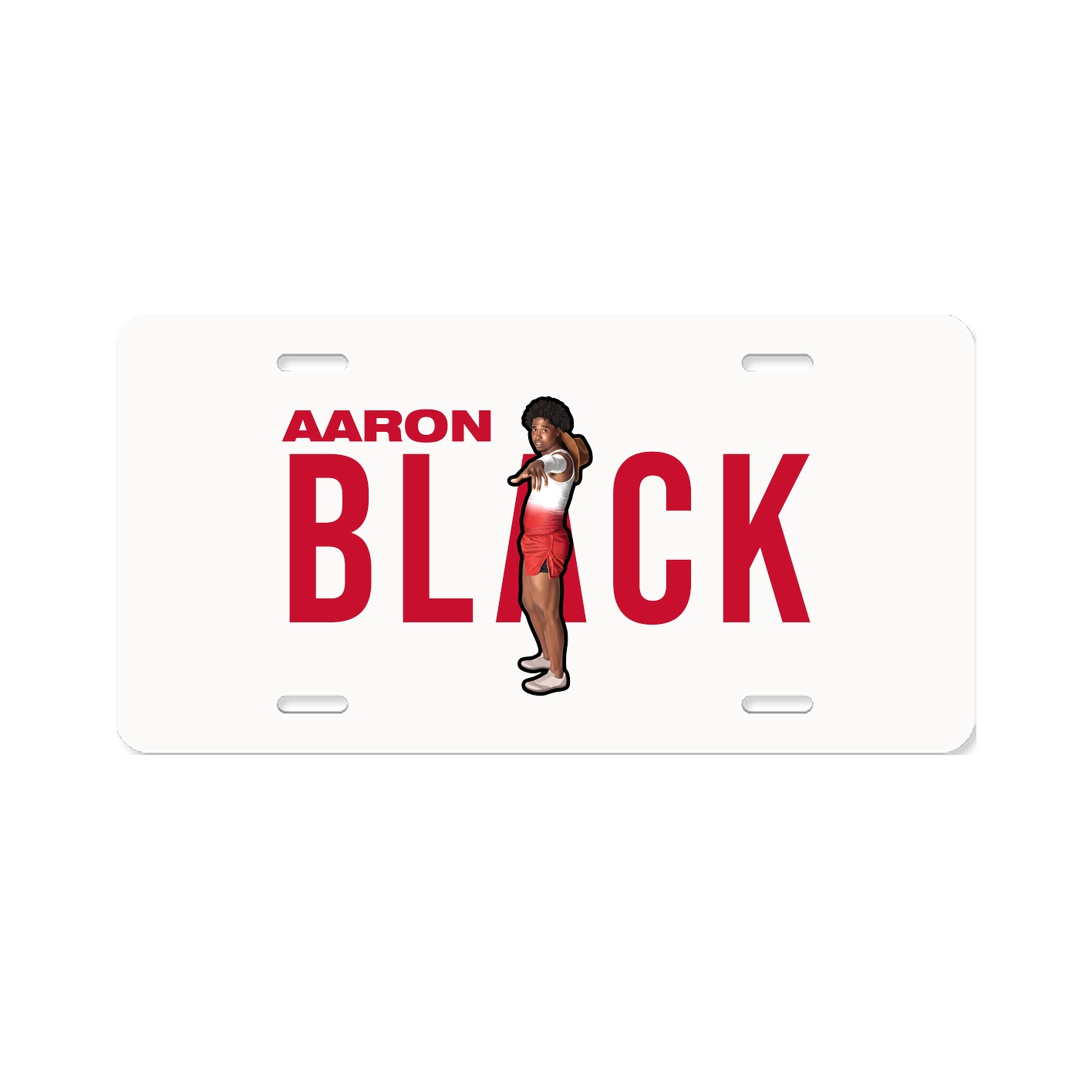 License Plate — Player Name in Classic