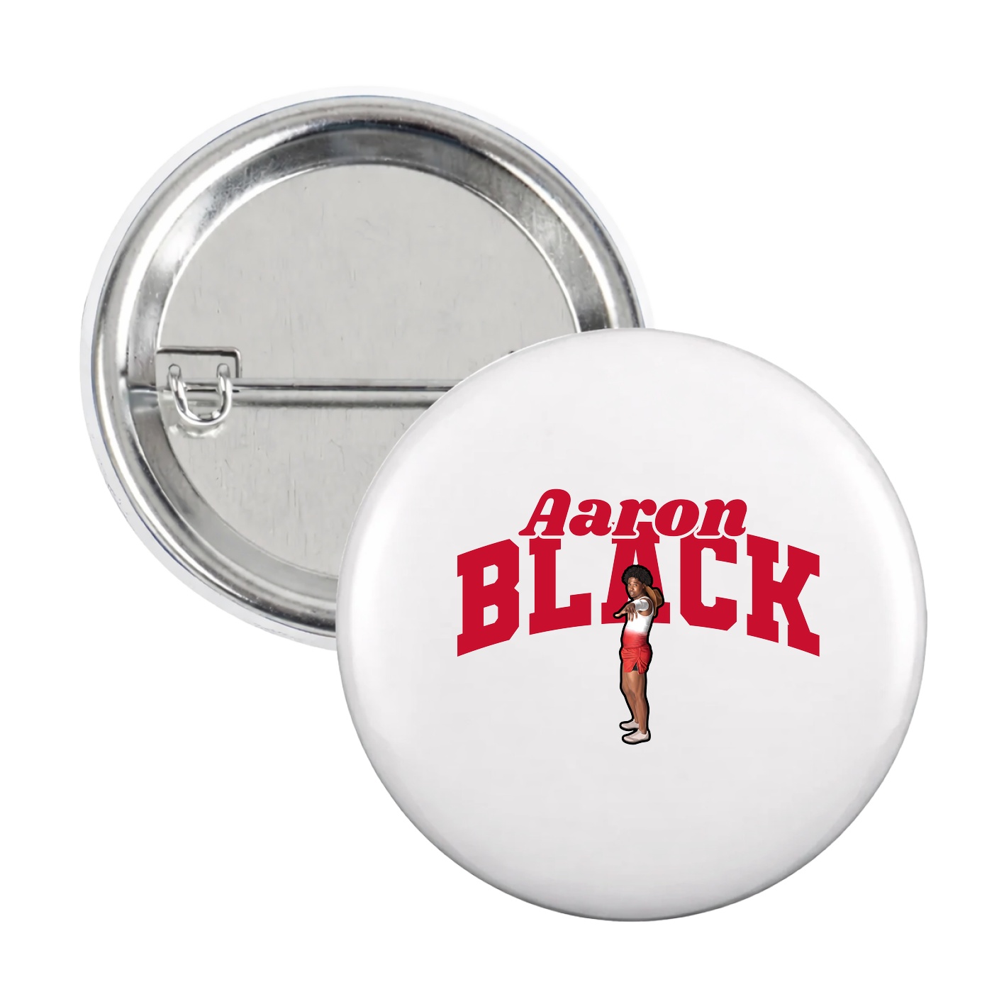 Game Day Button — Signature Arch in White