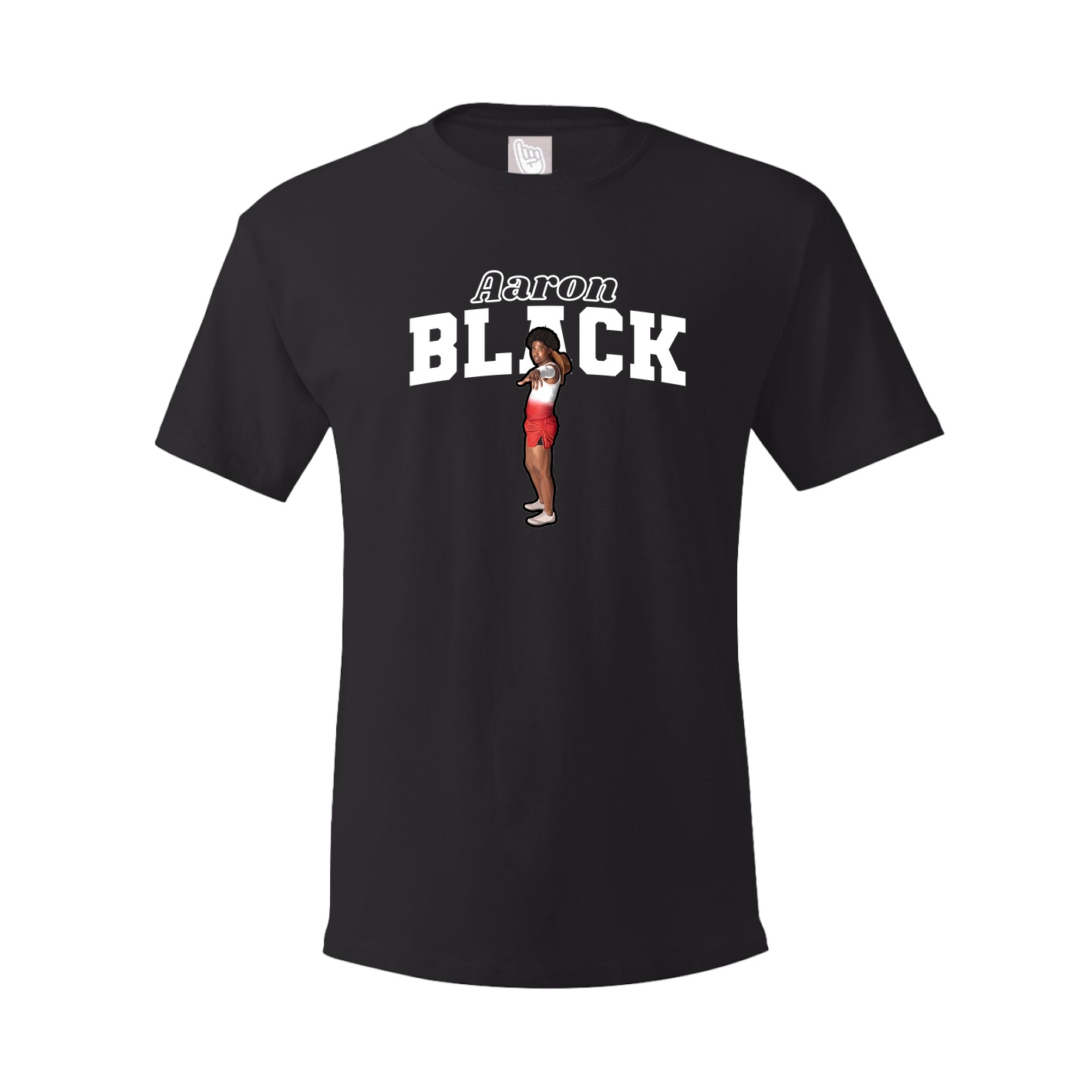 Youth Tee — Name Arch in Black