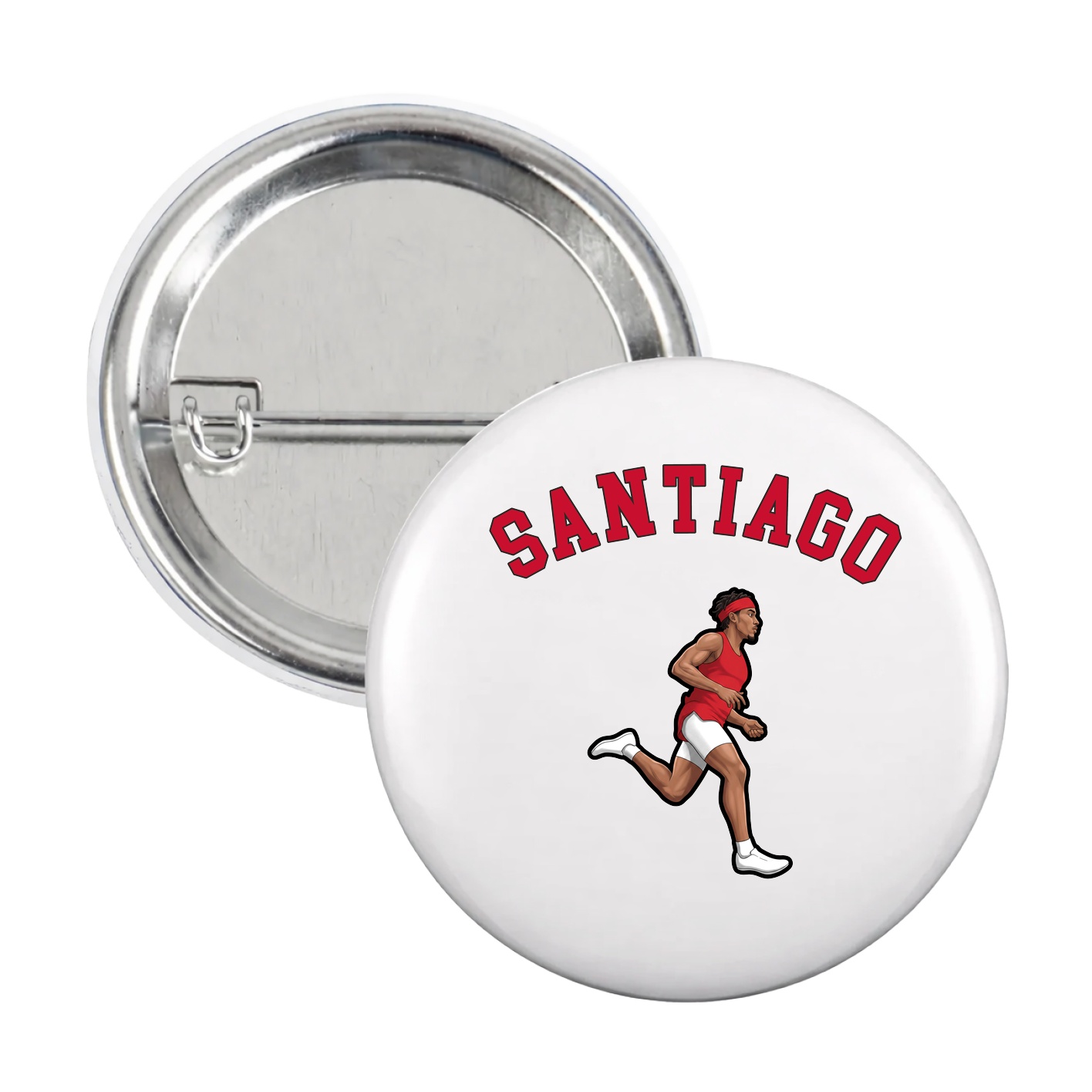 Game Day Button — Shirsey Arch in White